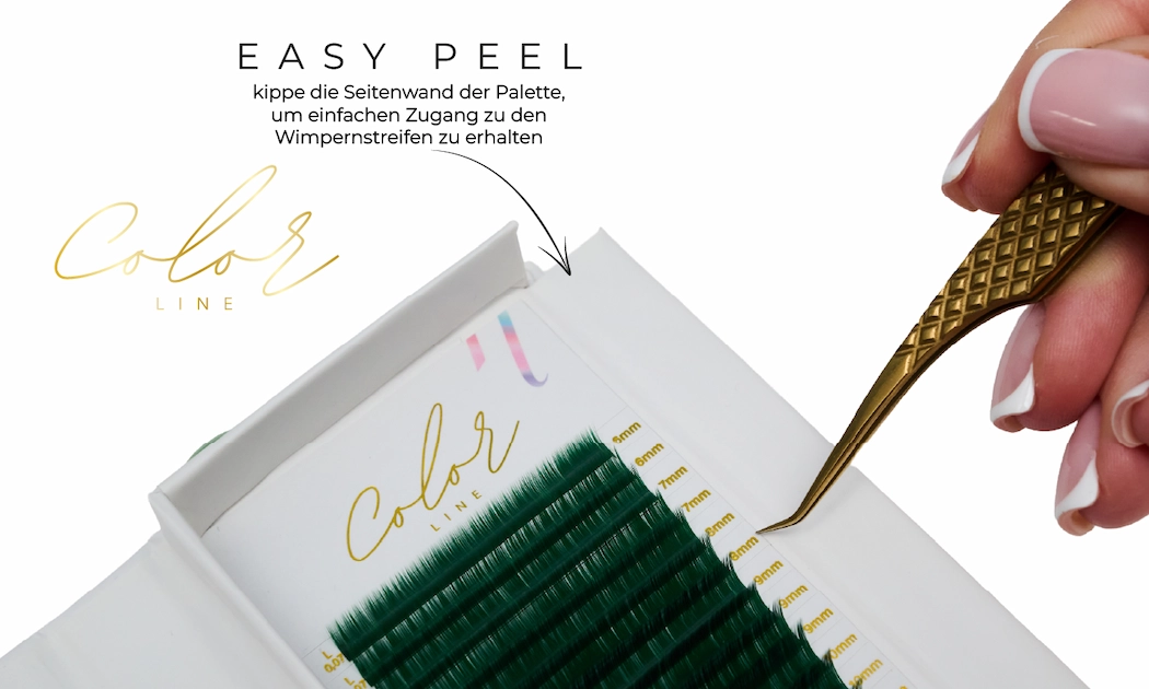Color Line Wimpern GREEN color_line_green_easy_peel_DE2