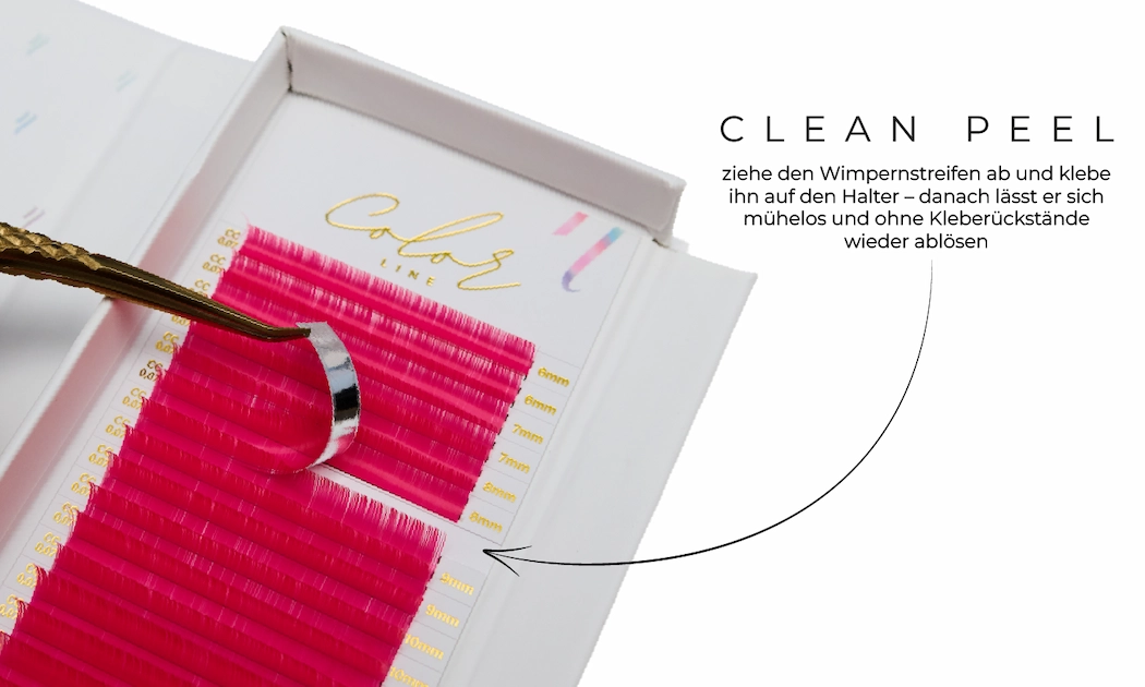 Color Line Wimpern PINK color_line_pink_clean_peel_DE