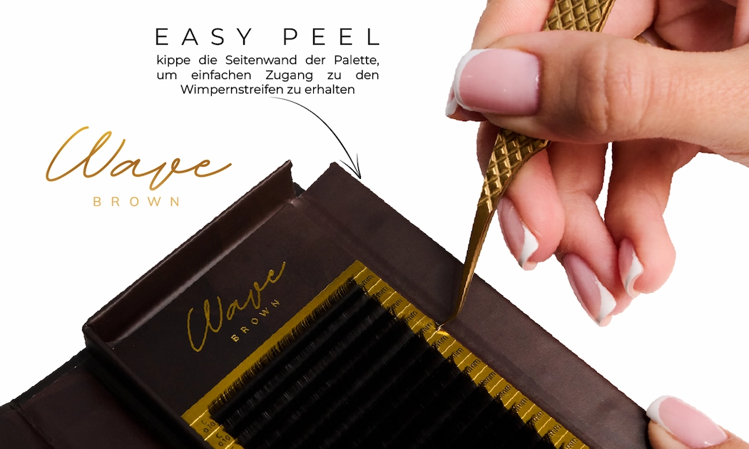 Wimpern Wave Brown EXTRA LONG mini - DEEP BROWN deep_brown_lashes_easy_peel_DE