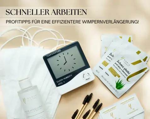 Wie kann man die Wimpernverlängerung beschleunigen? Praktische Tipps für Lash-Stylistinnen