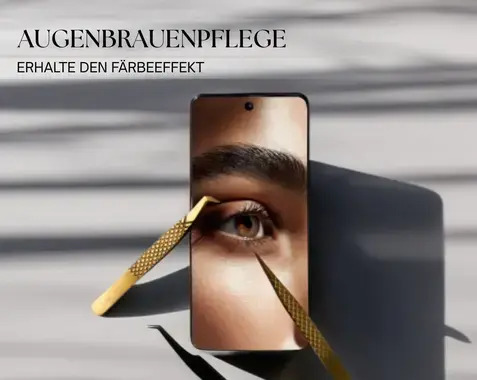 Augenbrauenpflege nach dem Färben