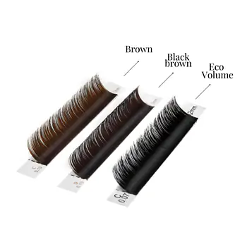 Wimpern Brown Line Farbton Black Brown