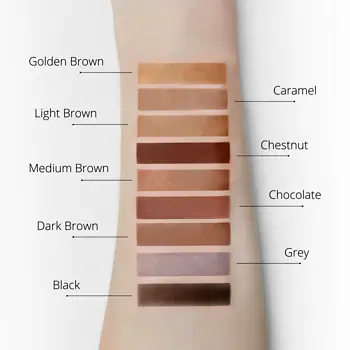 Henna-Puder für die Augenbrauen von Noble Brow - Light Brown