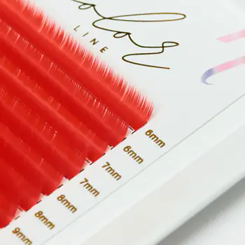 Color Line Wimpern RED