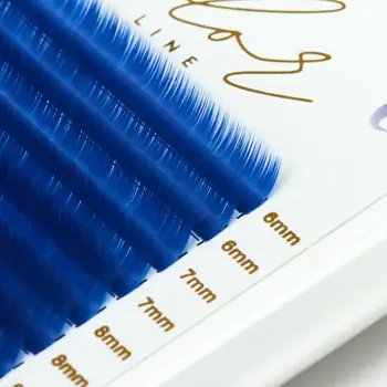 Color Line Wimpern BLUE