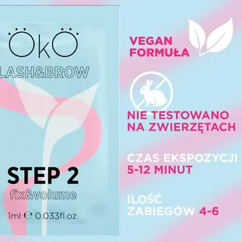 Lash and Brow Lamination Solution STEP 2 FIX&amp;VOLUME, 1 Sachet