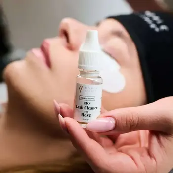  FAST Kleber + BIO Wimpernreiniger mit Rose