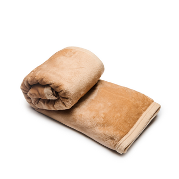 Decke mit Logo von Noble Lashes 