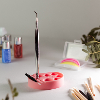 Multifunktionale Silikonpalette HERZ für Augenbrauenlaminierung und Wimpernlifting