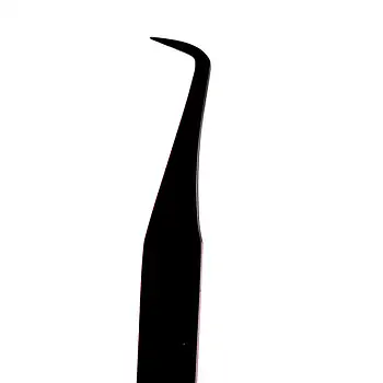 Schwarze Pinzette Slim L