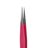 Gerade Pinzette rosa 3