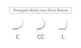 Wave Brown Wimpern - DEEP BROWN 6