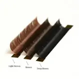 Wimpern Wave Brown EXTRA LONG mini - DEEP BROWN 5