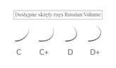 Wimpernfächer Russian Volume 2D 3