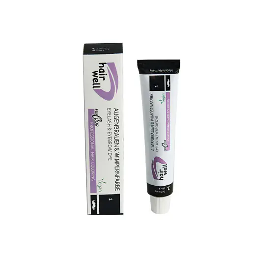 Henna für Brauen und Wimpern HairWell Schwarz