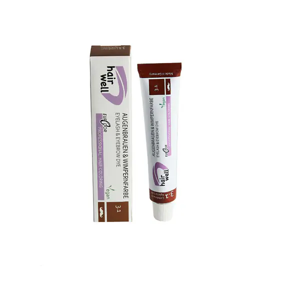 Henna für Wimpern und Brauen HairWell Hellbraun