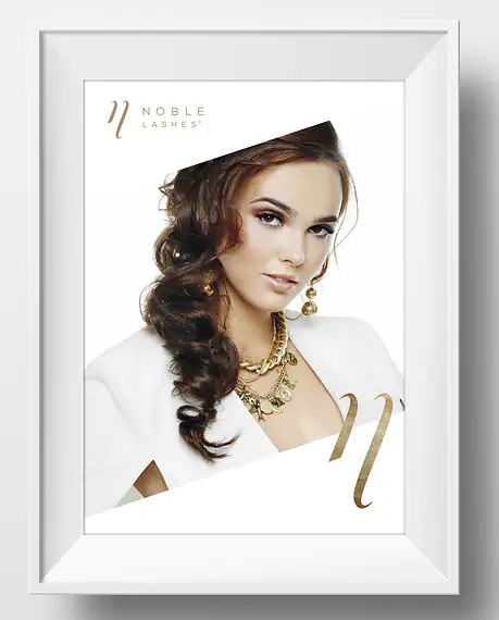 Plakat Noble Lashes Elegant