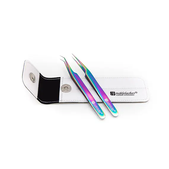 Pinzettenetui – Druckknopf für 2 Pinzetten WEISS 