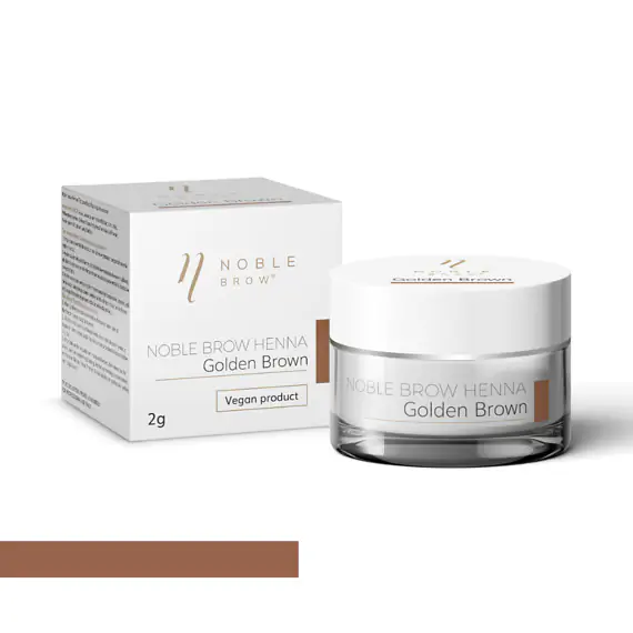 Henna-Puder für die Augenbrauen von Noble Brow - Golden Brown