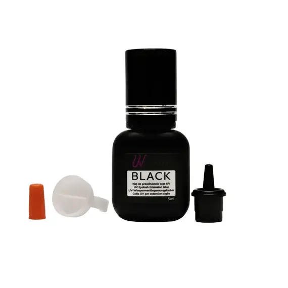 UV-Wimpernverlängerungs-Kleber – Schwarz, 5 ml