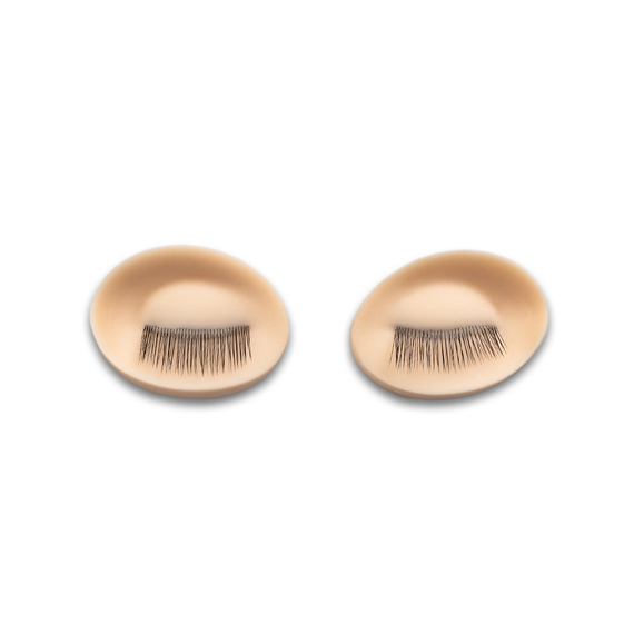 Ersatzaugen mit Wimpern für den Übungskopf