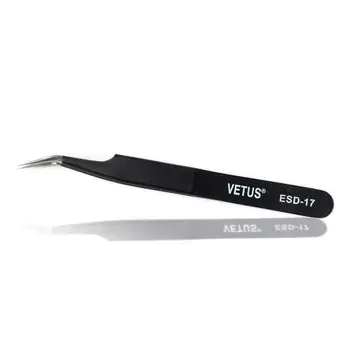 Schwarze Pinzette VETUS ESD 17
