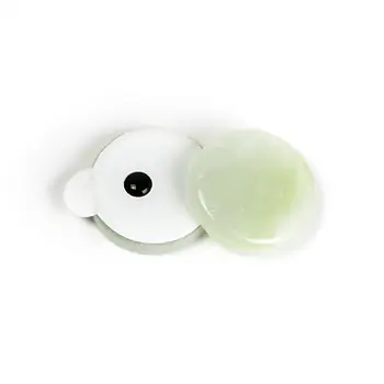 Mini-Untersatz Nephritstein (Klebstoffuntersatz) 