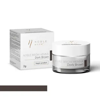 Henna-Puder für die Augenbrauen von Noble Brow - Dark Brown