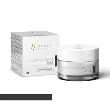 Henna-Puder für die Augenbrauen von Noble Brow - Black