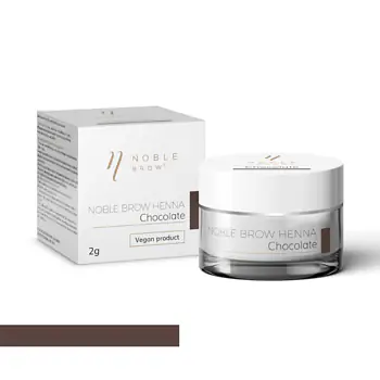 Henna-Puder für die Augenbrauen von Noble Brow - Chocolate