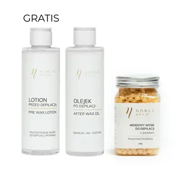 Honigwachs und Öl zur Haarentfernung + Lotion vor der Haarentfernung GRATIS