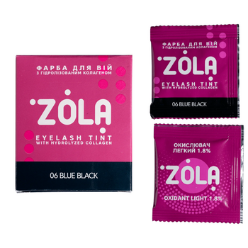 ZOLA Wimpernfarbe im Sachet 06 BLUE BLACK