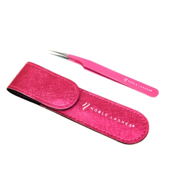 Gerade Pinzette rosa Typ F