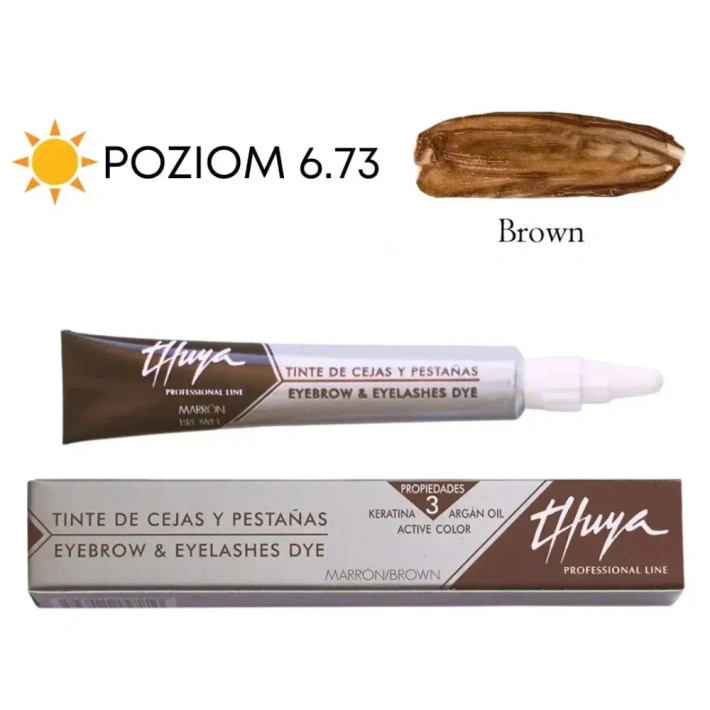 Argan- & Keratinfarbe für Augenbrauen und Wimpern Thuya