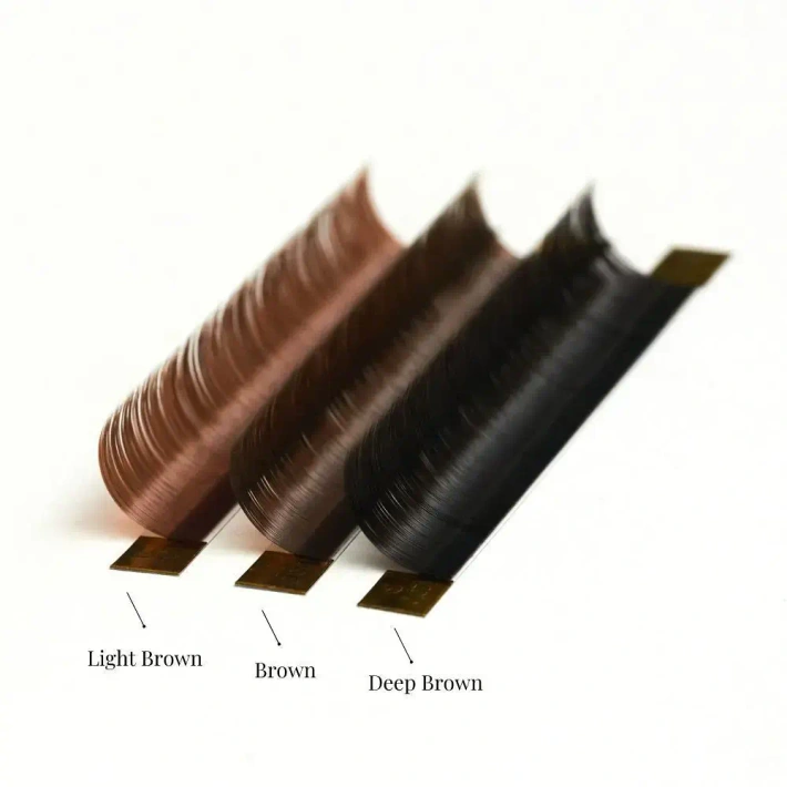 Wimpern Wave Brown EXTRA LONG mini - DEEP BROWN