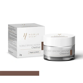 Henna-Puder für die Augenbrauen von Noble Brow - Chestnut