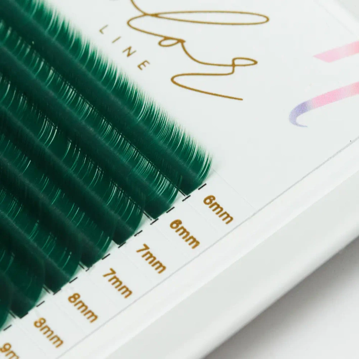 Color Line Wimpern GREEN