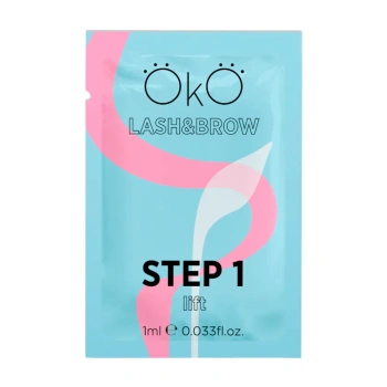 Präparat zur Wimpern- und Augenbrauenlaminierung STEP 1 LIFT, 1 Sachet OKO