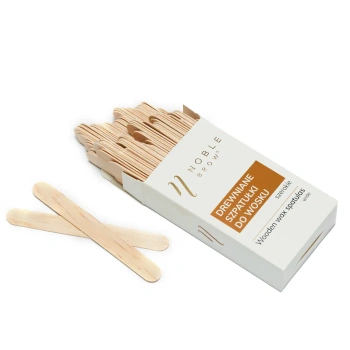 Holzspatel aus Wachs - breit