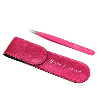 Gerade Pinzette rosa