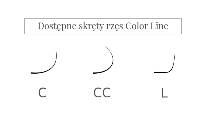 Color Line Wimpern OCEAN BLUE
