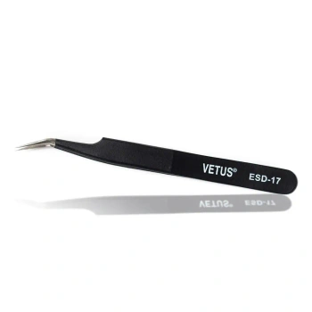 Schwarze Pinzette VETUS ESD 17