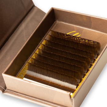 Wimpern Wave Brown EXTRA LONG mini - BROWN