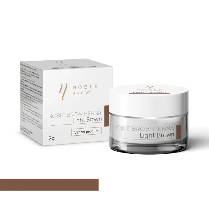 Henna-Puder für die Augenbrauen von Noble Brow - Light Brown