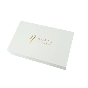 Weißes Box mit Logo – zur Selbstmontage