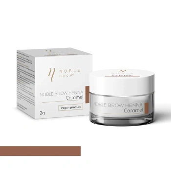 Henna-Puder für die Augenbrauen von Noble Brow - Caramel