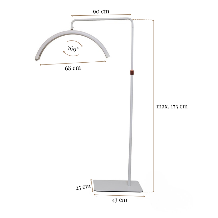 Lampenset. Moon Lash Lampe + UV Lashes Lampe. Weiß