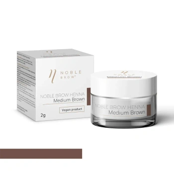 Henna-Puder für die Augenbrauen von Noble Brow - Medium Brown
